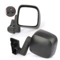 Driver And Passenger Side View Mirrors For 2003-2006 Jeep Wrangler Tj Black Textured Manual Folding Abs
