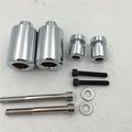 Chrome Swingarm Spools Frame Slider For 99-07 Suzuki Hayabusa Gsx 1300r Gsxr1300