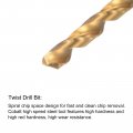 Uxcell M6 X 1 Spiral Point Thread Tap And 5 0mm Twist Drill Bit Set Metric Titanium Plated 6542 High Speed Steel Machine Screw