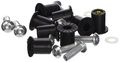 0957p Silver Windscreen Screw Kit With Well Nut Aluminium M5x16 Screws And Clear Plastic Washers 
