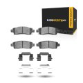 Rear Disc Brake Pads For Chevy Traverse 2009 To 2017 Ceramic Friction Low Dust Included Clips Hardware Shims 5 42 In Pad Length