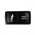 Ch4x4 Rocker Switch V2 Front Lights Symbol Horizontal Blue Led