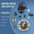Jdmspeed Ignition Switch Fuel Gas Cap Seat Lock Keys Kit Replacement For Honda Cbr250 2011-2013 Cbr300r 2015-2017 Cb500
