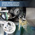 Jdmspeed Ignition Switch Fuel Gas Cap Seat Lock Keys Kit Replacement For Honda Cbr250 2011-2013 Cbr300r 2015-2017 Cb500