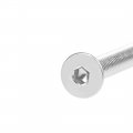Uxcell M4x12mm Flat Head Machine Screws Inner Hex Screw 304 Stainless Steel Fasteners Bolts 40pcs