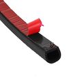 10ft 12 X 12mm D Shape Car Door Self Adhesive Rubber Seal Weather Strip Black 
