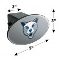 Daemen College Secondary Logo Oval Tow Hitch Cover Trailer Plug Insert 2