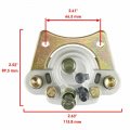 For Polaris Scrambler 500 4x4 2010-12 Rear Brake Caliper W Pads And Disc Rotor Mod-ztf1-8933