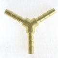 1 2 Hose Id Barb Y Wye Union Fitting Intersection Split Brass Water Fuel Air 