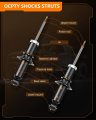 Struts Shocks Ocpty Rear Shock Absorbers For Mazda Fits 1990-1997 Miata 341127-2pcs