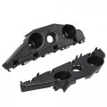 G-plus Bumper Bracket Retainer Front Pair Compatible With Nissan Altima Sedan 62221-9hs0a 62220-9hs0a 2016-2018 Black