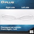 G-plus Front Headlight Lenses Cover Compatible With 2006-2016 Chevy Impala Limited Left Right Side Replacement Pair Clear Lens
