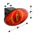 The Lord Of Rings Eye Sauron Oval Tow Trailer Hitch Cover Plug Insert