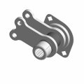 Polaris Atv Steering Post Assembly Lower Genuine Oem Part Qty 1