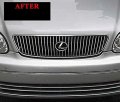 312 Motoring Fits 2001-2005 Lexus Gs300 Gs430 Chrome Grill Grille Kit Gs 300 430 2002 2003 2004 01 02 03 04 05