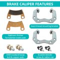 Front Brake Calipers For Polaris Ace 900 2017 2018 2019 191276rake Calipers For Polaris Ace 900 2017 2018 201rake Calipers For