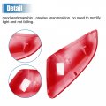 X Autohaux Mirror Corner Triangle Fender Cover Rearview Trim Panel Right Side For Honda Civic 2016-2021 76201-tba-a11 Red