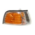 Front Side Marker Light Pair For Honda Accord 1992 1993 Amber Clear Halogen Plastic Replacement Ho2550107 Ho2551107 34350 Sm4 