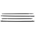 4pc Rear Window Moulding Trim Weatherstrips Seal For Honda Civic Sedan 2006-2011 Car 