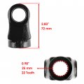 Caltric Front Drive Shaft Yoke And U-joint Kit Compatible With Polaris Ranger 900 Diesel 2012 2013 2014