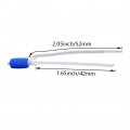 Othmro 2pcs Pe Plastic Manual Oil Pumps Liquid Fuel Transfer Siphon Hand Outlet Pipe Length 52cm Inlet 42cm For Gasoline Air
