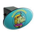 Graphics More Hippypotamous Hippy Hippo Funny Humor Oval Tow Trailer Hitch Cover Plug Insert