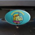 Graphics More Hippypotamous Hippy Hippo Funny Humor Oval Tow Trailer Hitch Cover Plug Insert