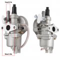 Anxingo Air Filter Stack Carburetor Replacement For 2 Stroke 43cc 47cc 49cc Atv 4 Wheel Off Road Vehicle Lawn Mower Scooter