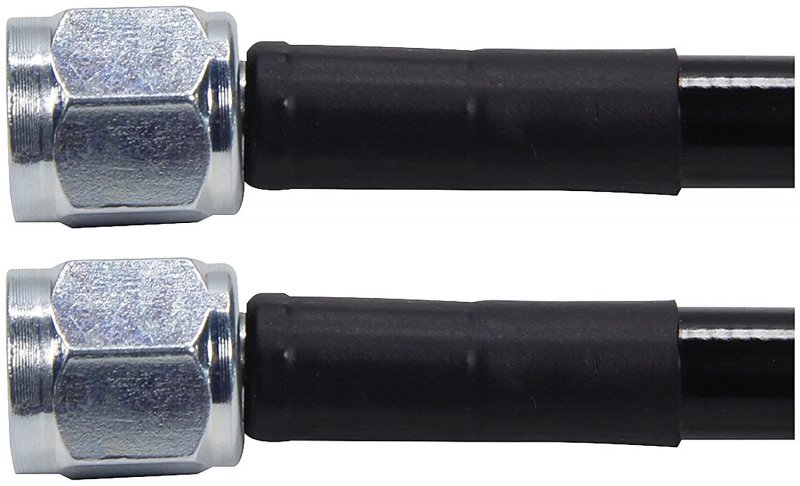 Allstar Performance Coated Braided Line 12in 4hose -4str Steel