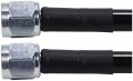 Allstar Performance Coated Braided Line 12in 4hose -4str Steel 