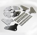 Jeep Wrangler Jk Body Door Hinge Set 8 Pc 4 Dr Chrome Stainless 2007-17 B0756vckxh 