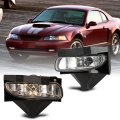 Cpw Fog Lights Assembly For 1999 2000 2001 2002 2003 2004 Ford Mustang Driving Clear 