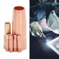 Mig Welding Gun Accessory Airless Nozzle Brass Connection Rod And Conductive Tip Flux Core Gasless 0 9mm 035in Tips Kit