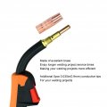 Mig Welding Gun Accessory Airless Nozzle Brass Connection Rod And Conductive Tip Flux Core Gasless 0 9mm 035in Tips Kit
