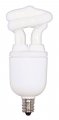Satco S7264 5-watt Candelabra Base T2 Mini Spiral 2700k 120v Equivalent To 30-watt Incandescent Lamp For Enclosed Fixtures 