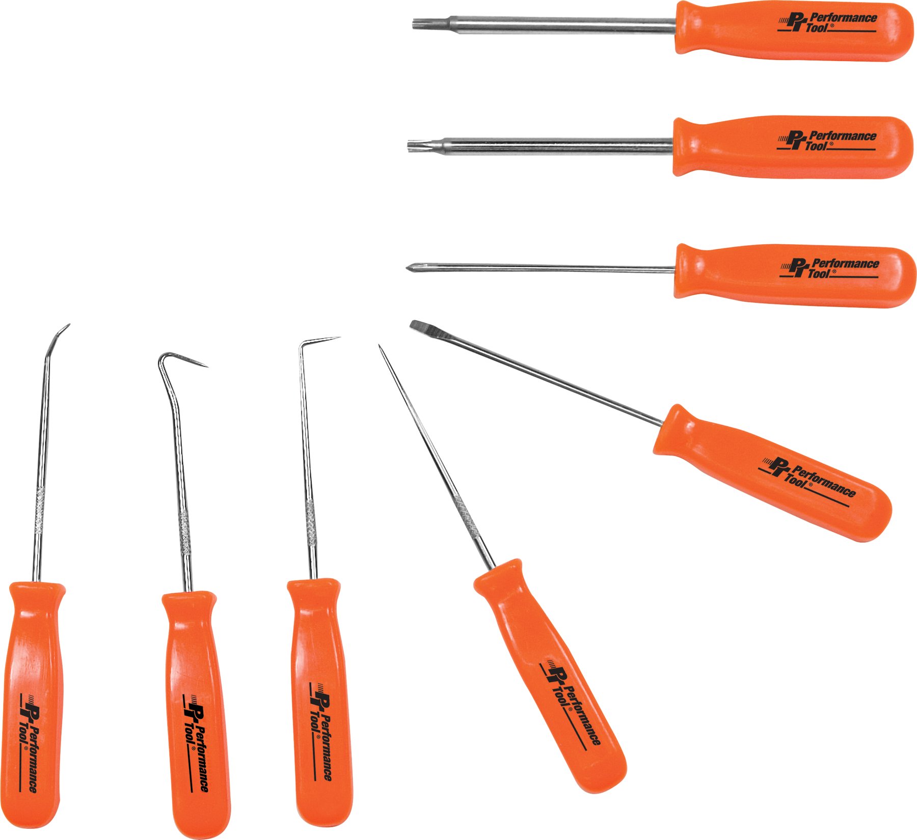 Performance Tool W941 8piece Specialty Pick Driver Set
