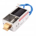 Uxcell Push Pull Type Dc Electromagnet Magnet Solenoid 10mm 40n 24v 1 5a