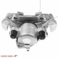 A-premium Disc Brake Caliper Assembly With Bracket Compatible Select Mercedes-benz Freightliner And Dodge Models Sprinter 2500