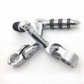 Chrome 5 Long Foot Peg Kit 1 25 Engine Guard For Magna Vf750 Vf1100
