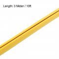 Uxcell Edge Trim Seal Yellow Pvc Plastic U Channel Protector Fits 1 32 16 10 Feet Length