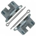 Caltric Rear Wheel Castle Nut Compatible With Yamaha Big Bear 250 Yfm250b 2009