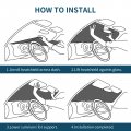 Yosa Animal Sunshade For Auto Windshield Dinosaur Decor Tyrannosaurus Car Front Window Visor Sun Shade Anti-uv -sun Heat