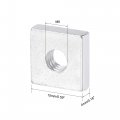 Uxcell Square Nuts M6x15mmx4mm Zinc-plated Metric Coarse Thread Assortment Kit 25 Pcs