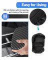 Autorder Custom Fit For Center Console Cover Kia Ev6 2022 2023 Accessories Carbon Fiber Armrest Anti-scratch Leather Protector
