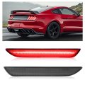 Hecasa Side Marker Light For 2015-2023d Mustang Rear Lamp Reflector Left Right Replacement For Fr3z15a201a Fr3z15a101a Smoke 
