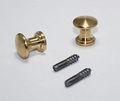 Piano Desk Knobs Solid Brass With Metal Wood Screw 1 Pair