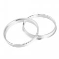 X Autohaux 4pcs Od 73 1mm To Id 68 Aluminum Alloy Car Hub Centric Rings Wheel Bore Center Spacer