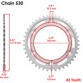 Caltric O-ring Drive Chain And Sprockets Compatible With Honda Cbr1000s 2015 2016