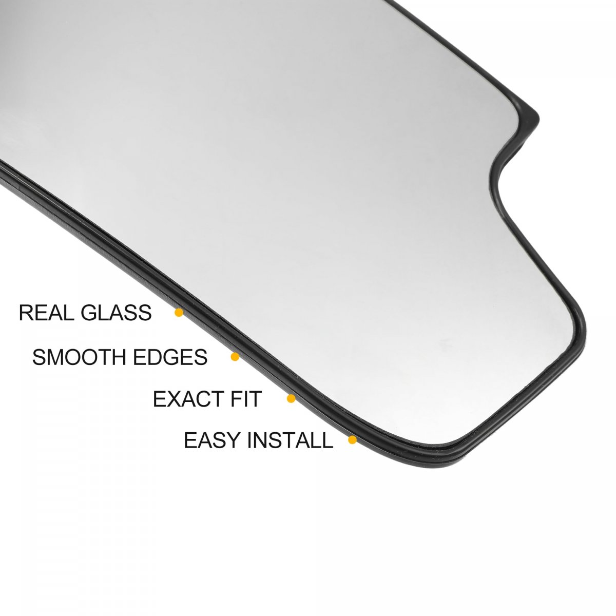 Right Side Rearview Mirror Glass For Chevrolet Silverado 1500 2016 2018 Non Heated With Backing Plate Convex Real Replacement