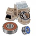 Maniacem Alternator Rebuilt Kit For 2009-2013 Infiniti Fx50 2014 Qx70 Voltage Regulator Brushes Bearings 11412rk 